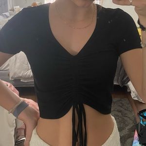 Black Shein Crop Top